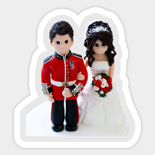 Soldier Bride Sticker by LibrosBOOKtique